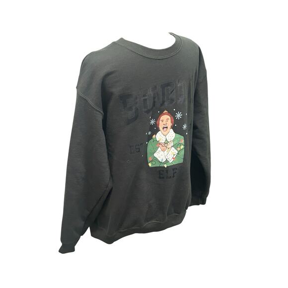Buddy The Elf Est 2003 Gildan Men's Medium Sweatshirt See Back Graphic Pic # 2 - Picture 5 of 12